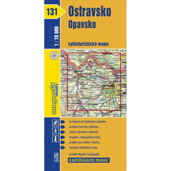 1: 70T(131)-Ostravsko,Opavsko (cyklomapa)