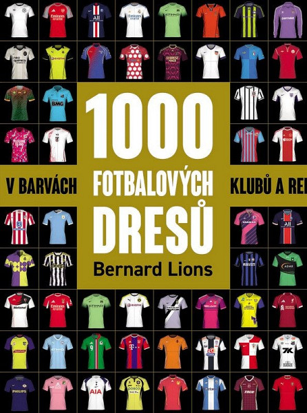 1000 fotbalových dresů v barvách klubů a reprezentací