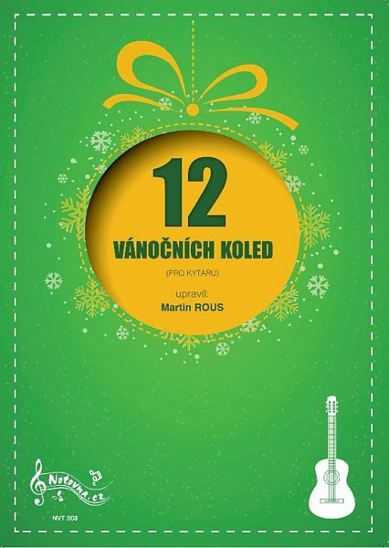 12 vánočních koled pro kytaru