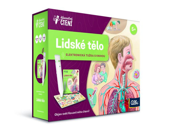 Elektronická Albi tužka 2.0 s knihou lidské tělo