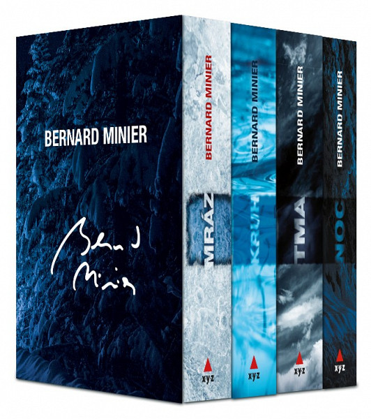 4 x Bernard Minier - box Mráz, Kruh, Tma, Noc