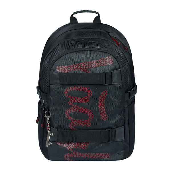 BAAGL Školní batoh Skate Red
