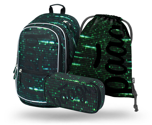 BAAGL 3 SET Core Numbers: batoh, penál, sáček