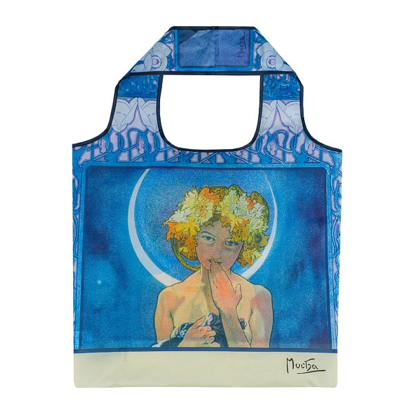 Skládací nákupní taška Alfons Mucha - Luna