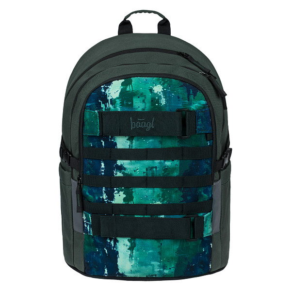 BAAGL Školní batoh Skate Forest