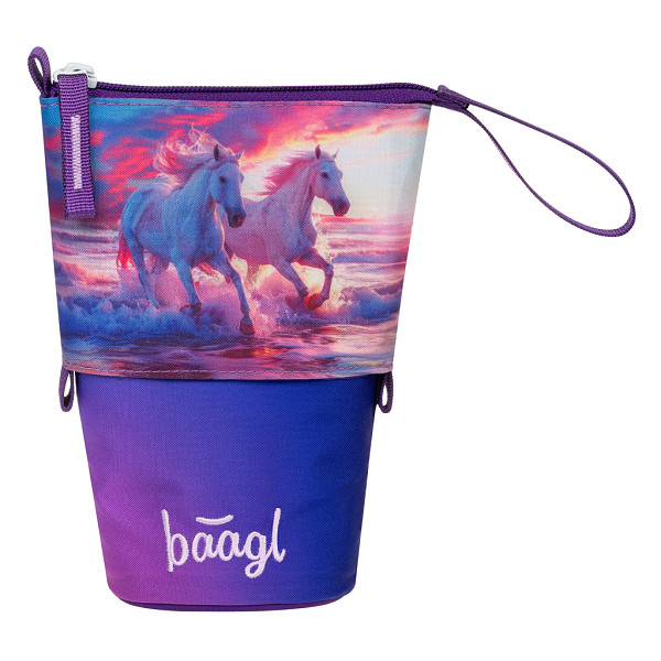 Školní penál Pastelkovník Koně Srdce GRS