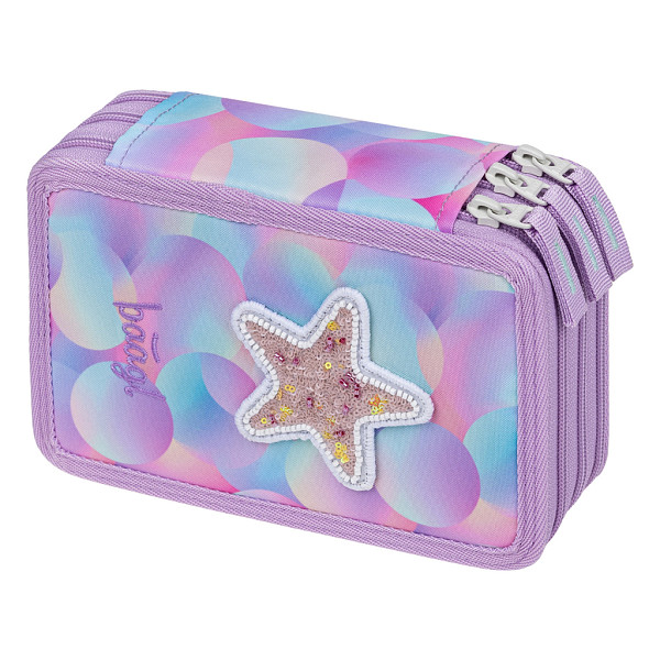 BAAGL Školní penál třípatrový Candy