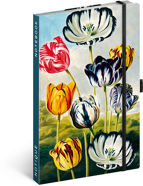 NOTIQUE Notes Tulipány Kateřiny Winterové, linkovaný, 13 x 21 cm