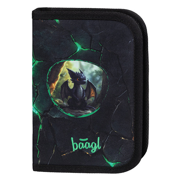 BAAGL Školní penál jednopatrový Draci