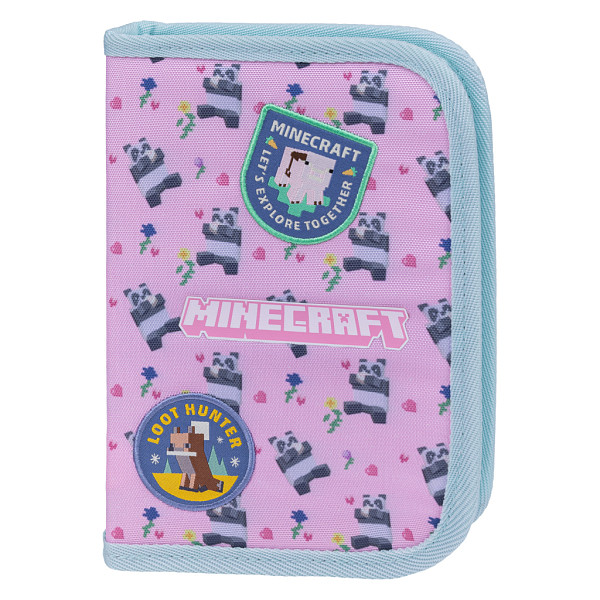 BAAGL Školní penál jednopatrový Minecraft Panda