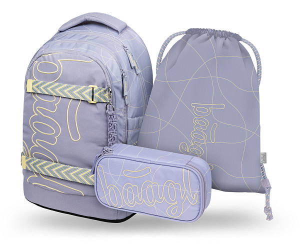 BAAGL SET 3 Skate Max Mishmash: batoh, penál, sáček   GRS