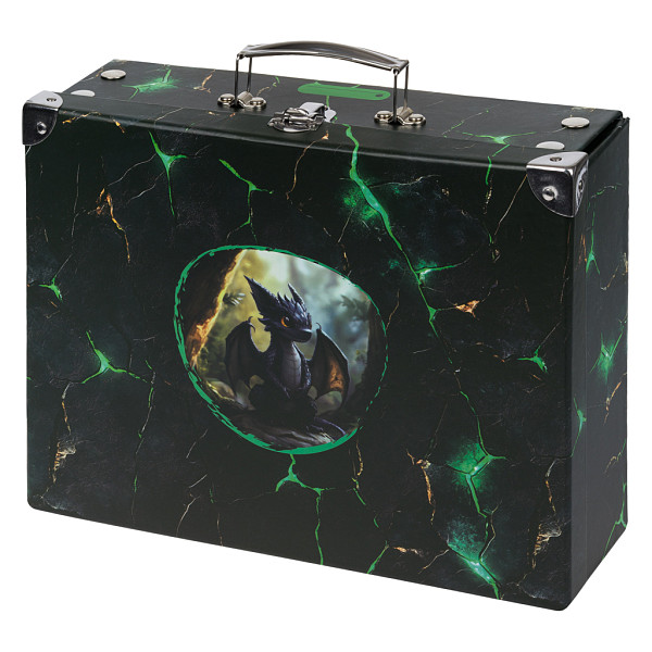 BAAGL Skládací školní kufřík Draci s kováním