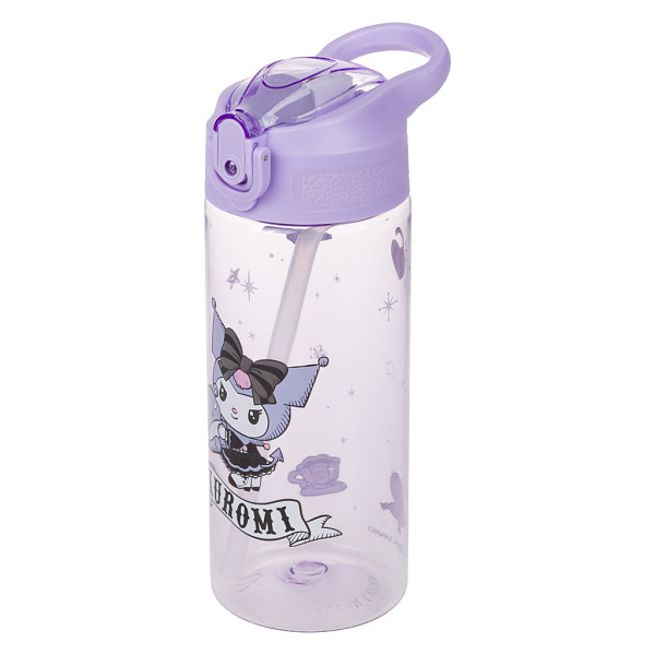 BAAGL Tritanová láhev na pití s brčkem Kuromi  Fortune Dream, 500 ml