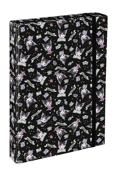 BAAGL Desky na školní sešity A4 Jumbo Kuromi Black