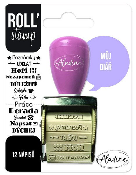 Aladine RollStamp textová - Můj diář