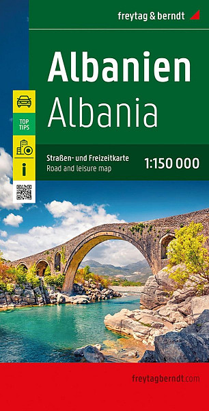 Albánie 1:150 000 / automapa a a rekreační mapa