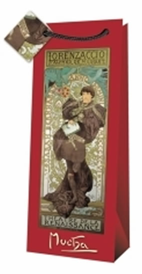 Alfons Mucha - dárková taška na lahev