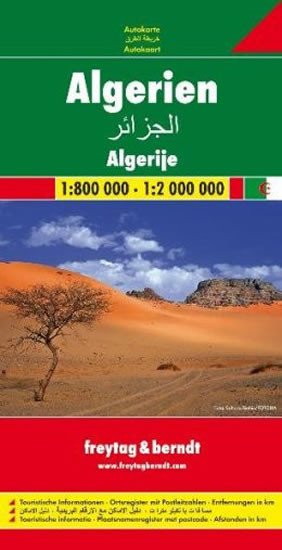 Algerien/Alžírsko 1:800T/2M/mapa