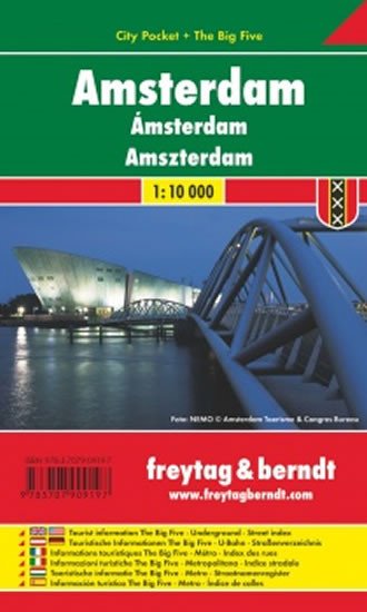 PL 105 CP Amsterdam 1:10 000 / kapesní plán města