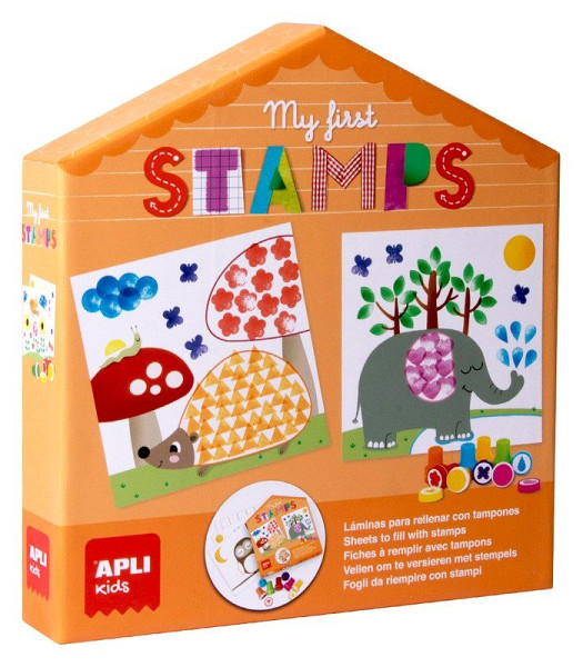 APLI edukační hra s razítky - My First Stamps