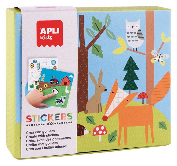 APLI edukační hra se samolepkami - Les