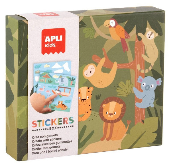 APLI edukační hra se samolepkami - Safari