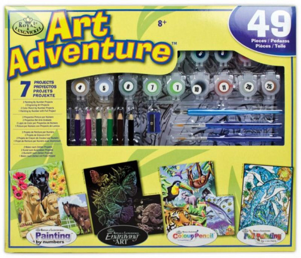 Art Adventure Malování,škrábání - sada