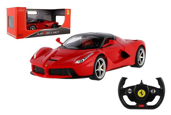 Auto RC Ferrari RASTAR červené, dálk. ovládání