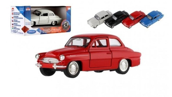 Auto Welly Škoda Octavia 1959 na volný chod - mix barev