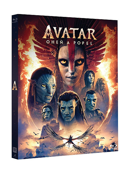 Avatar: Oheň a popel 2BD (BD + BD bonus disk) - Edice v rukávu BD