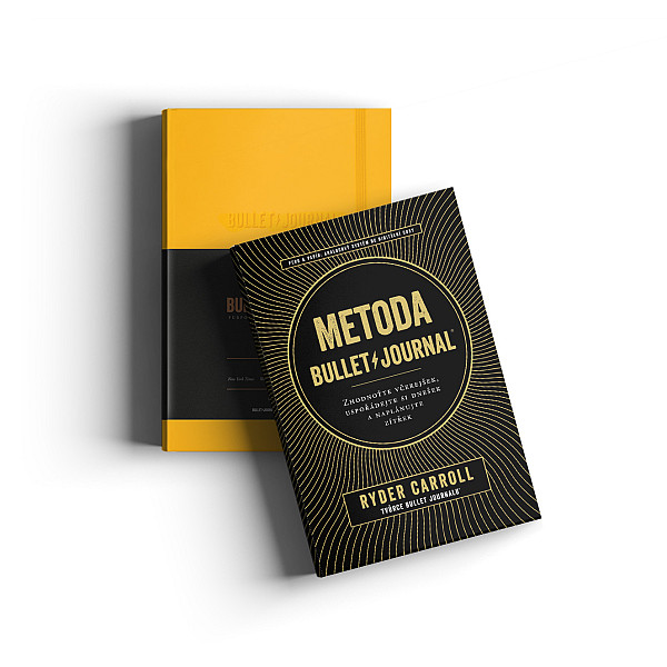 Balíček Metoda Bullet Journal + zápisník Leuchtturm1917 Edition2 - žlutý
