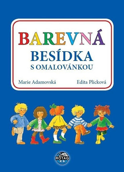 Barevná besídka s omalovánkou