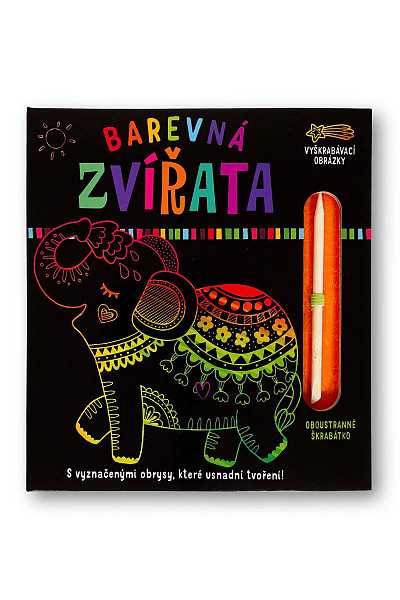 Barevná zvířata - Vyškrabávací obrázky