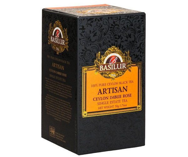 BASILUR Artisan Ceylon Imbue Rose papír 50g