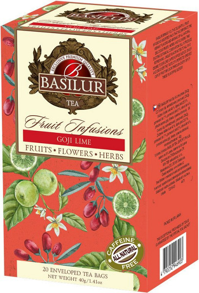 BASILUR Fruit Goji & Lime přebal 20x2g
