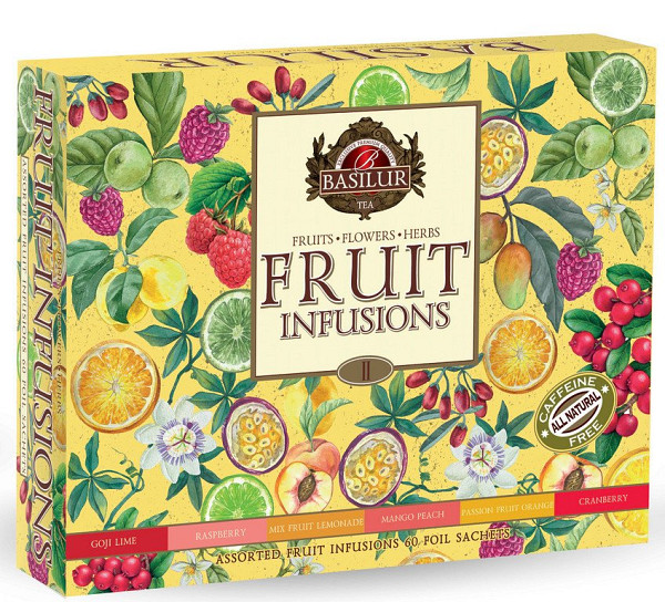 BASILUR Fruit Infusions Assorted Vol.III přebal 60 gastro sáčků