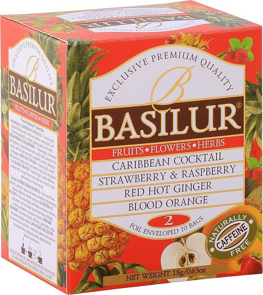 BASILUR Fruit Infusions Assorted Volume II. přebal 10x1,8g