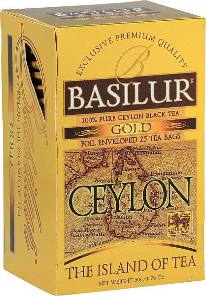 BASILUR Island of Tea Gold přebal 25x2g