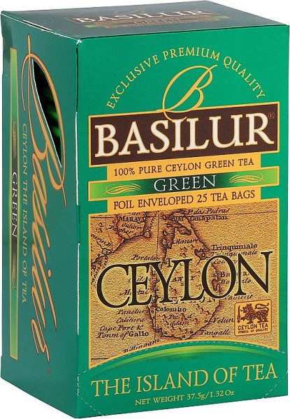BASILUR Island of Tea Green přebal 25x1,5g