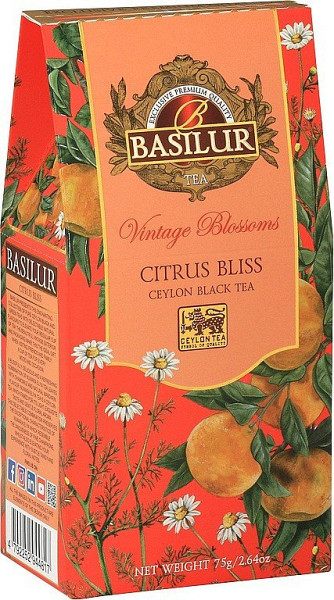 BASILUR Vintage Blossoms Citrus Bliss papír 75g