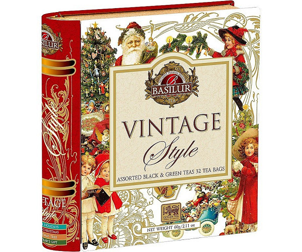 BASILUR Vintage Book 32 sáčků