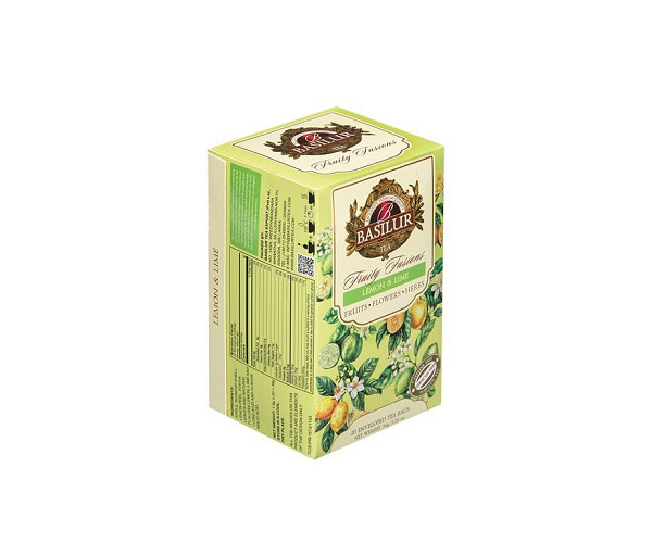 BASILUR Without Hibiscus Lemon & Lime přebal 20x1,8g