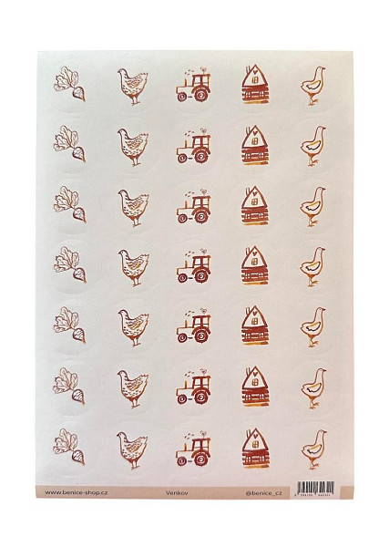 Be Nice Samolepky - Venkov