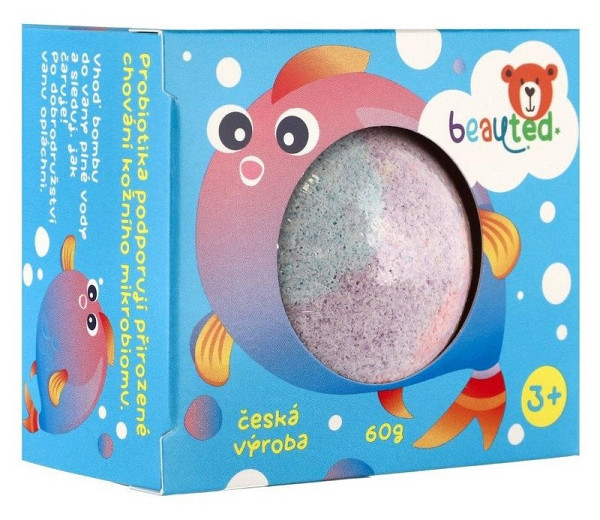 BeauTed Barevné krystaly do koupele s probiotiky