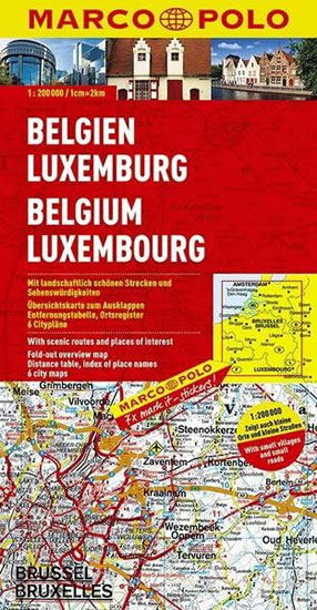 Belgie/Lucembursko/mapa 1: