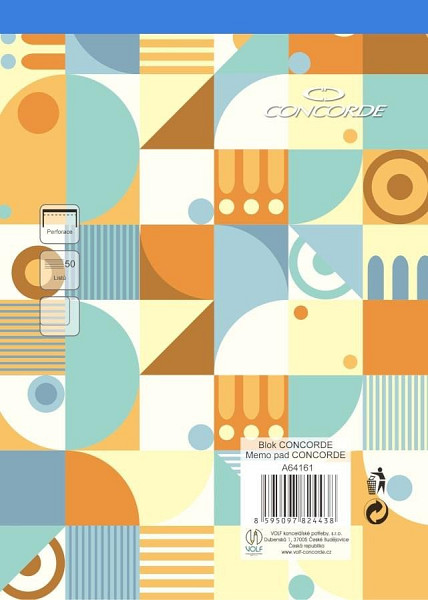 Blok CONCORDE A4 čistý, 50 listů - mix motivů