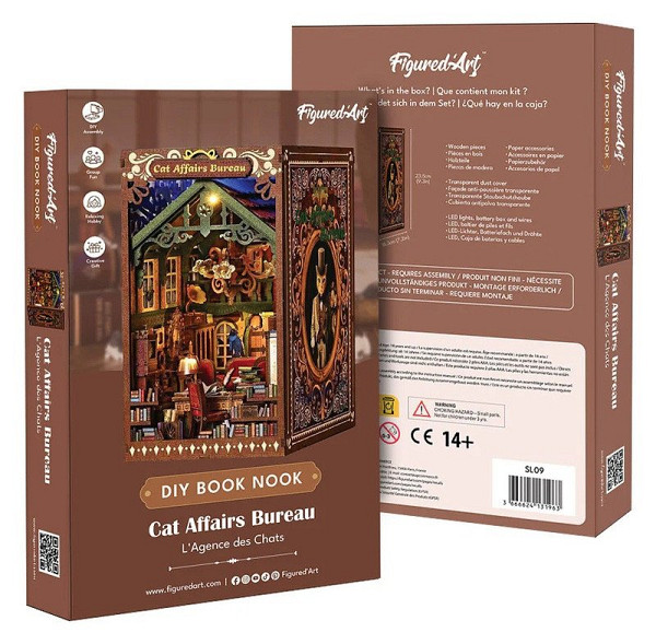 Book Nook sada - Kočičí agentura