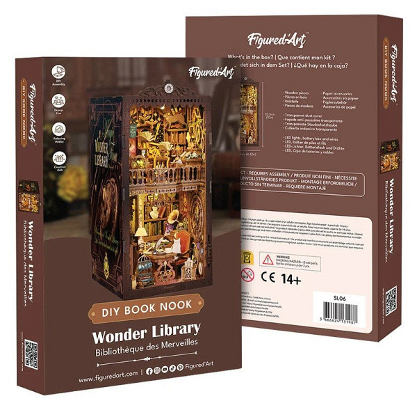 Book Nook sada - Zázračná knihovna