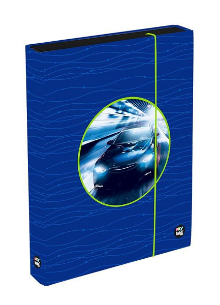 Box na sešity A4 Jumbo - Oxy Sherpy Blue