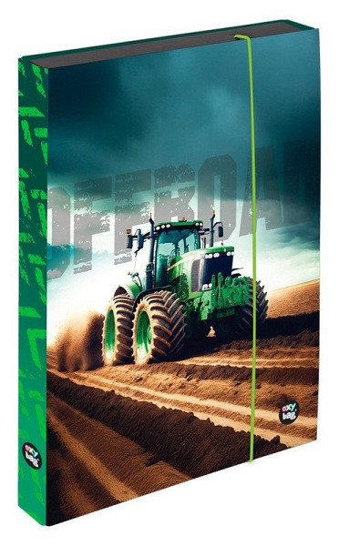 Box na sešity A4 Jumbo Tractor
